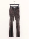 OUDE WAAG 25 Early Autumn Washed Stretch Denim Flared Pants OW-OW-25PF-PT06C1BU690-SL Dark Blue(PT05C1BL094)